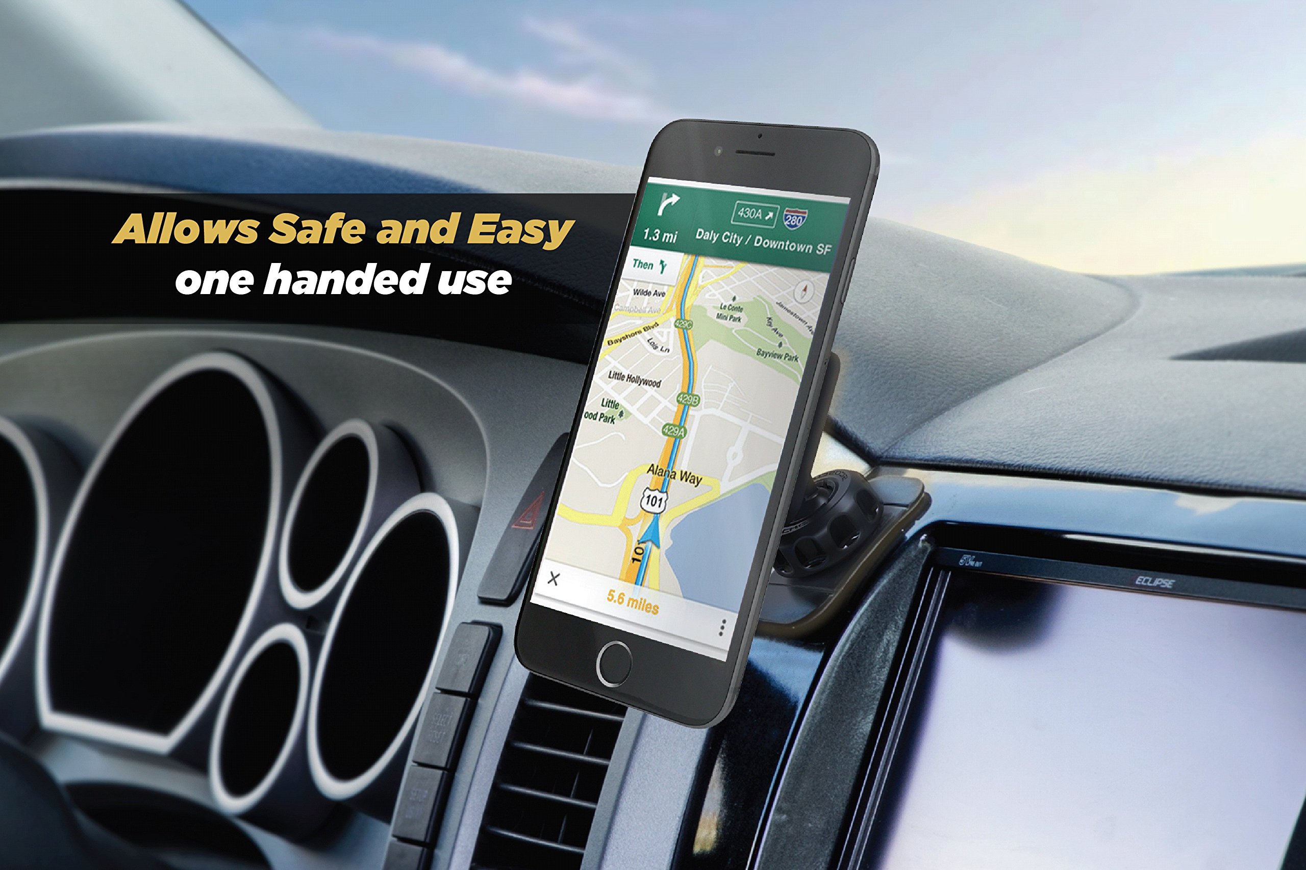 Foto 5 | Soporte Para Teléfono De Coche Scosche Magkit Magicmount Dashboard (paquete De 2) - Venta Internacional.