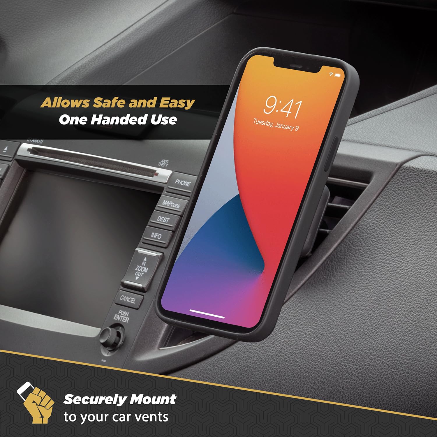 Foto 4 pulgar | Soporte Para Teléfono Celular Scosche Magvm2b Magicmount Para Ventilación De Coche - Venta Internacional.