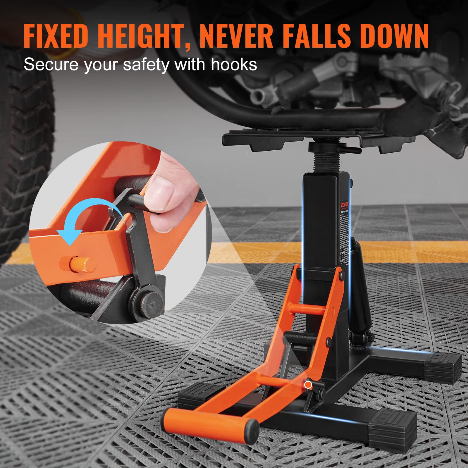 Foto 5 pulgar | Soporte Elevador Para Motos De Cross Vevor, 200 Kg De Capacidad, Funcionamiento Hidráulico - Venta Internacional.