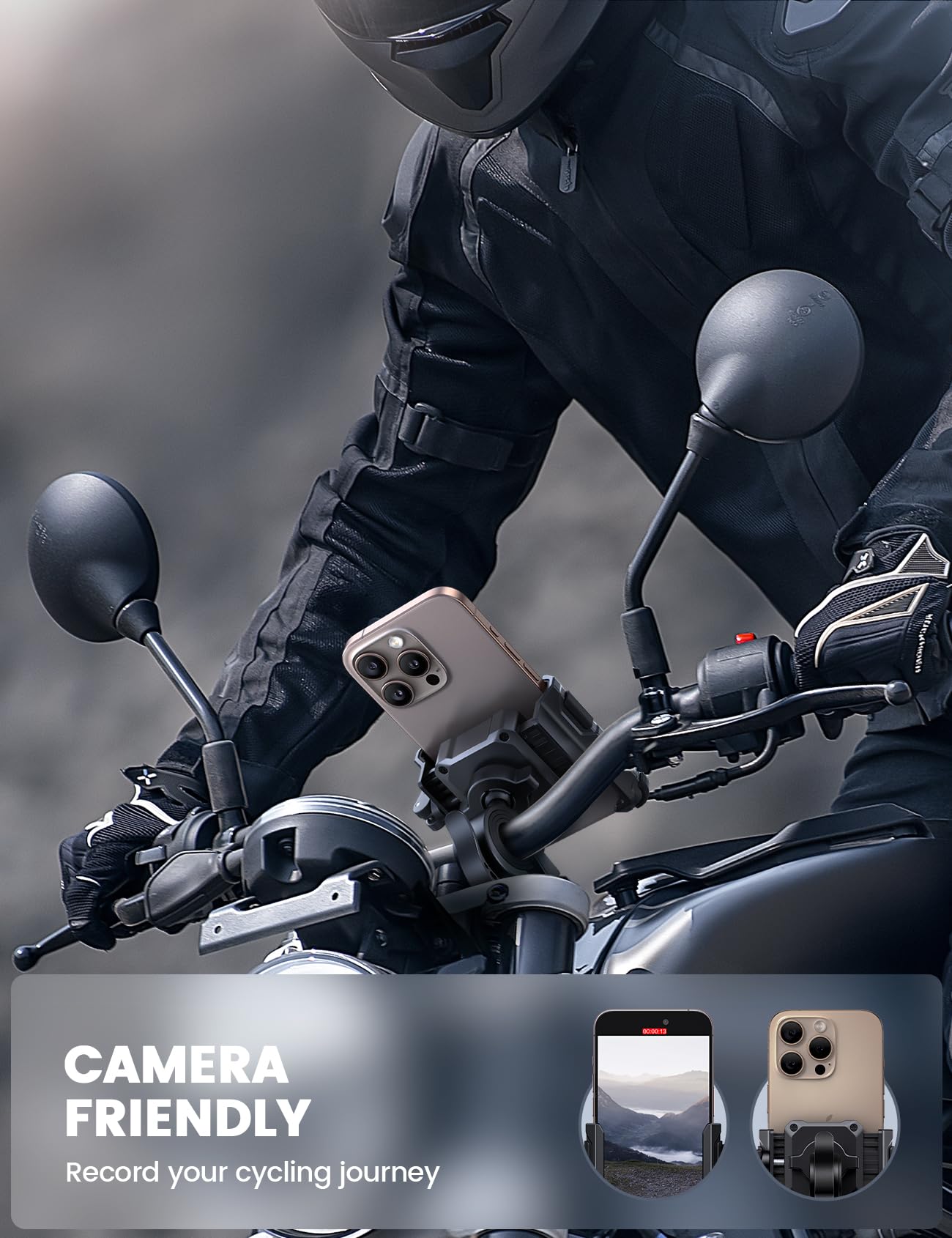 Foto 3 pulgar | Soporte De Teléfono Para Bicicleta Lamicall Para Iphone Galaxy - Venta Internacional.