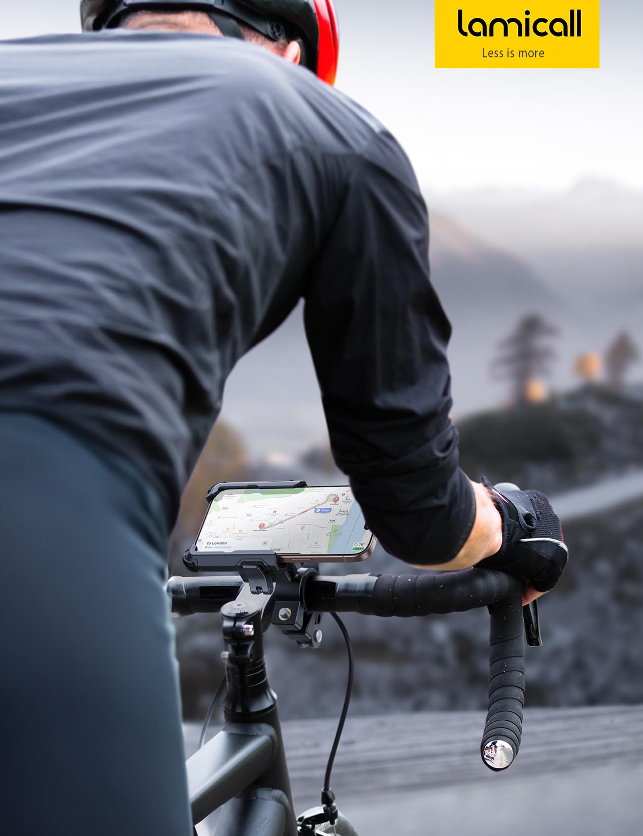 Foto 8 pulgar | Soporte De Teléfono Para Bicicleta Lamicall Para Iphone Galaxy - Venta Internacional.