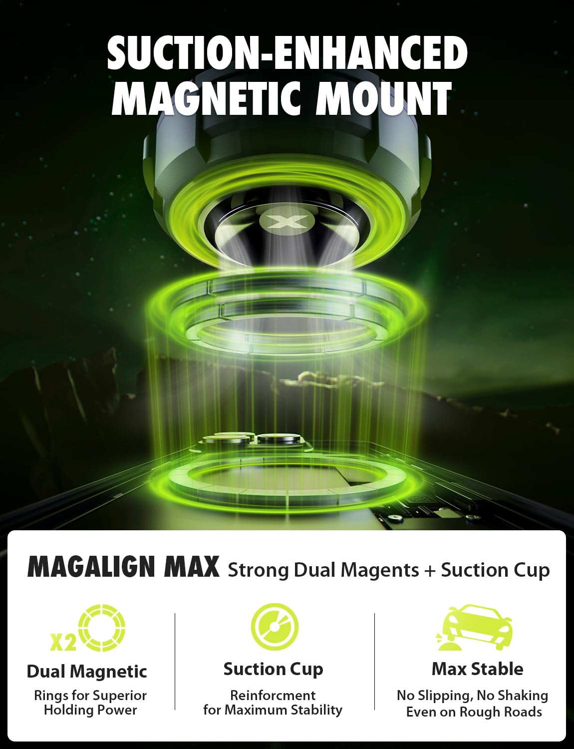 Foto 4 pulgar | Soporte De Coche Bracketron Magalign Max Para Iphone 16 Pro Max - Venta Internacional.
