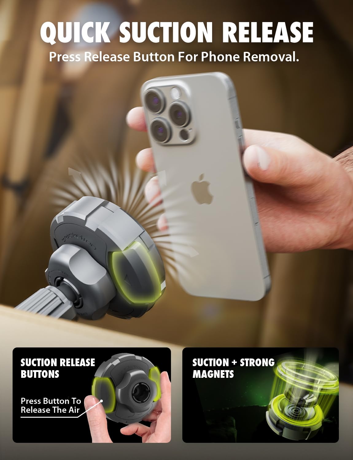 Foto 5 | Soporte De Coche Bracketron Magalign Max Para Iphone 16 Pro Max - Venta Internacional.