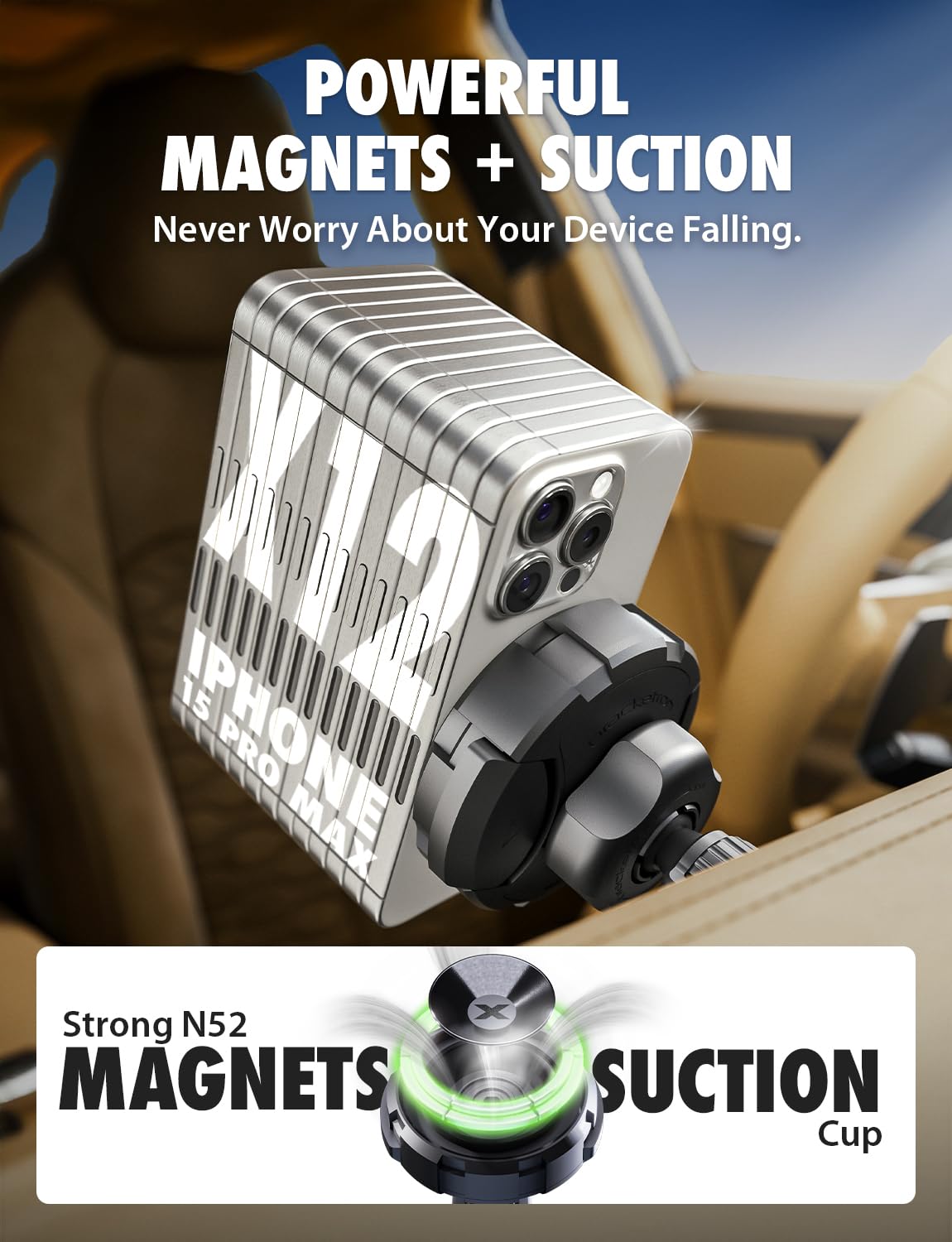 Foto 6 | Soporte De Coche Bracketron Magalign Max Para Iphone 16 Pro Max - Venta Internacional.