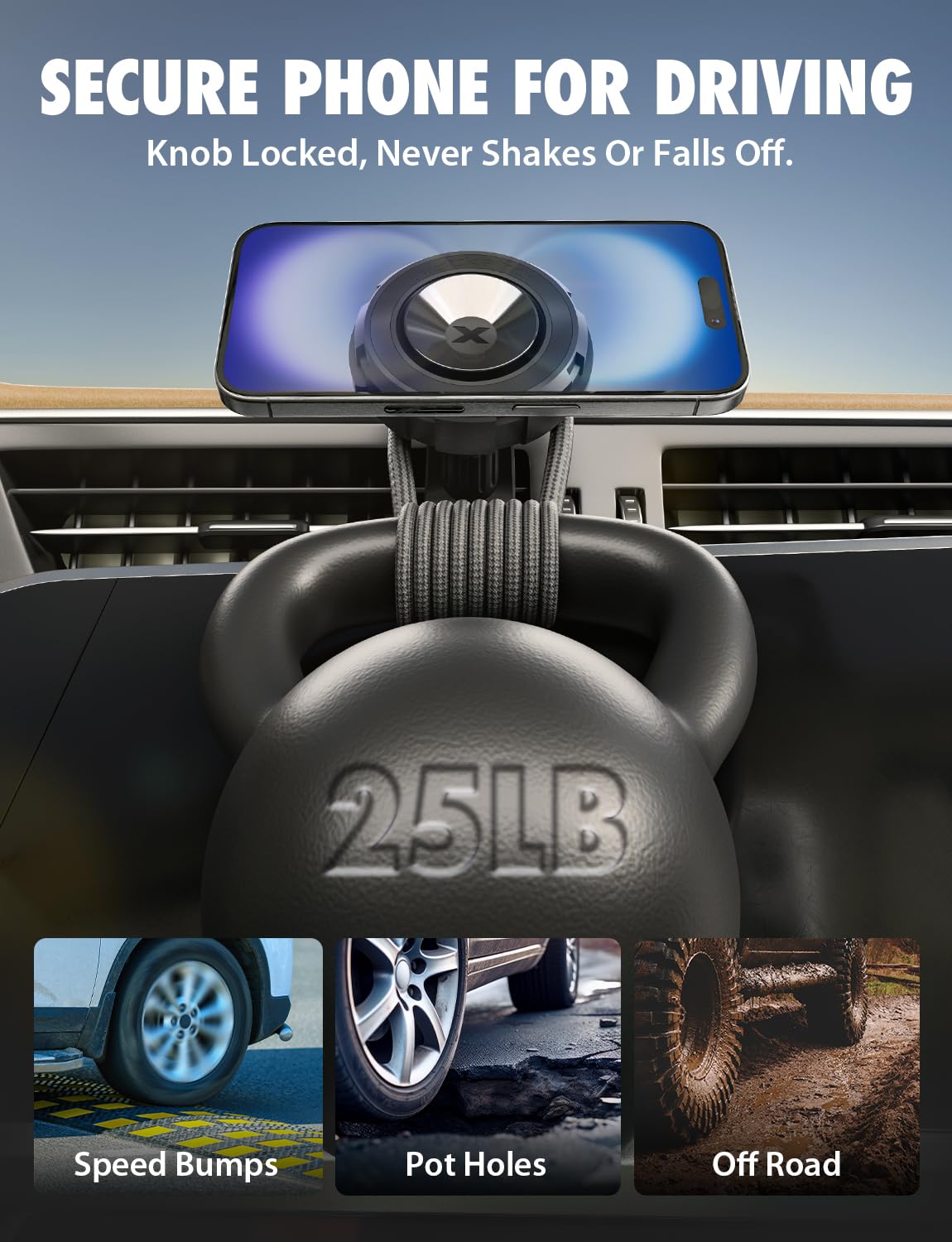 Foto 7 | Soporte De Coche Bracketron Magalign Max Para Iphone 16 Pro Max - Venta Internacional.