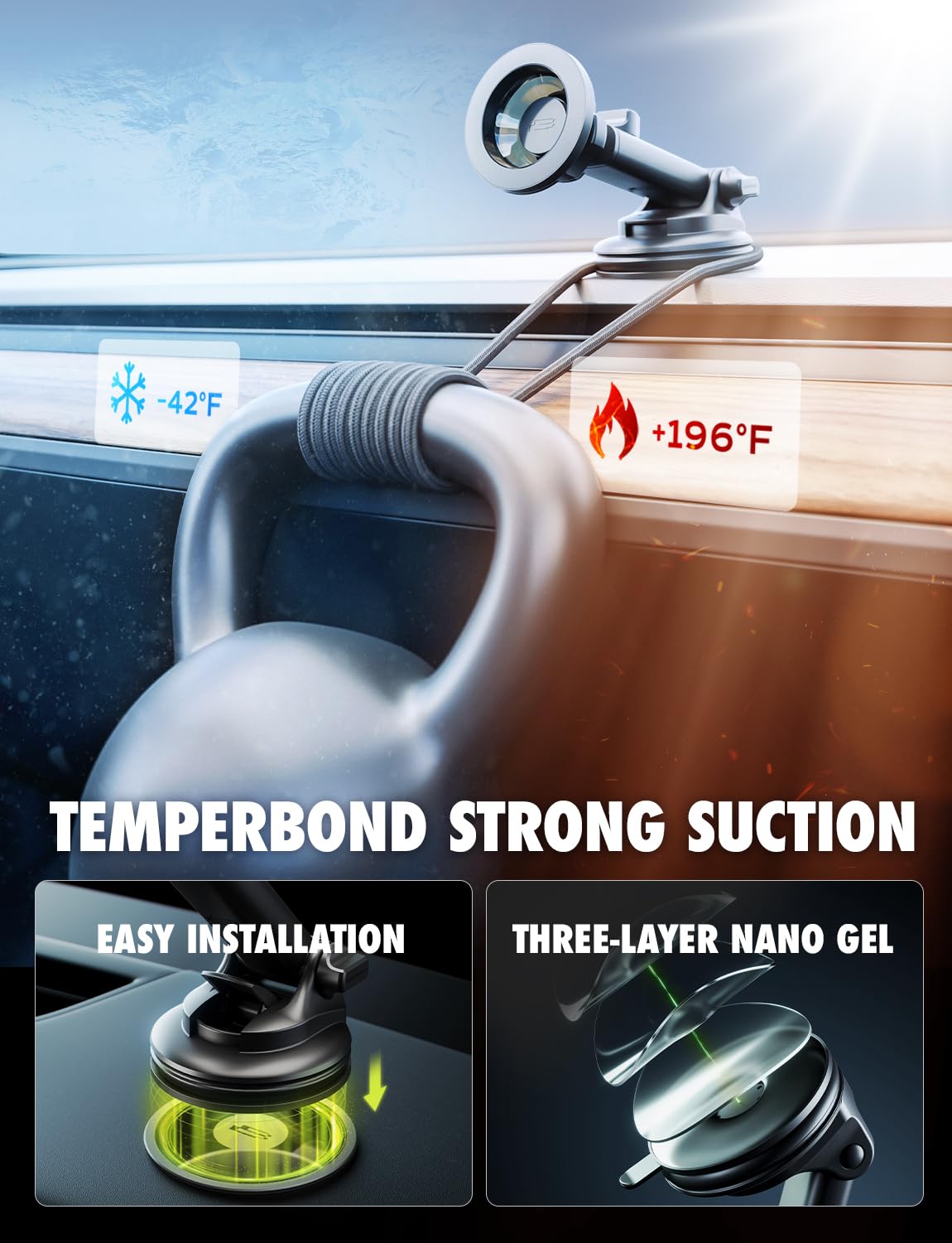 Foto 6 pulgar | Soporte Magnético Para Coche Magalign Pro Extend Magalign Para Iphone - Venta Internacional.