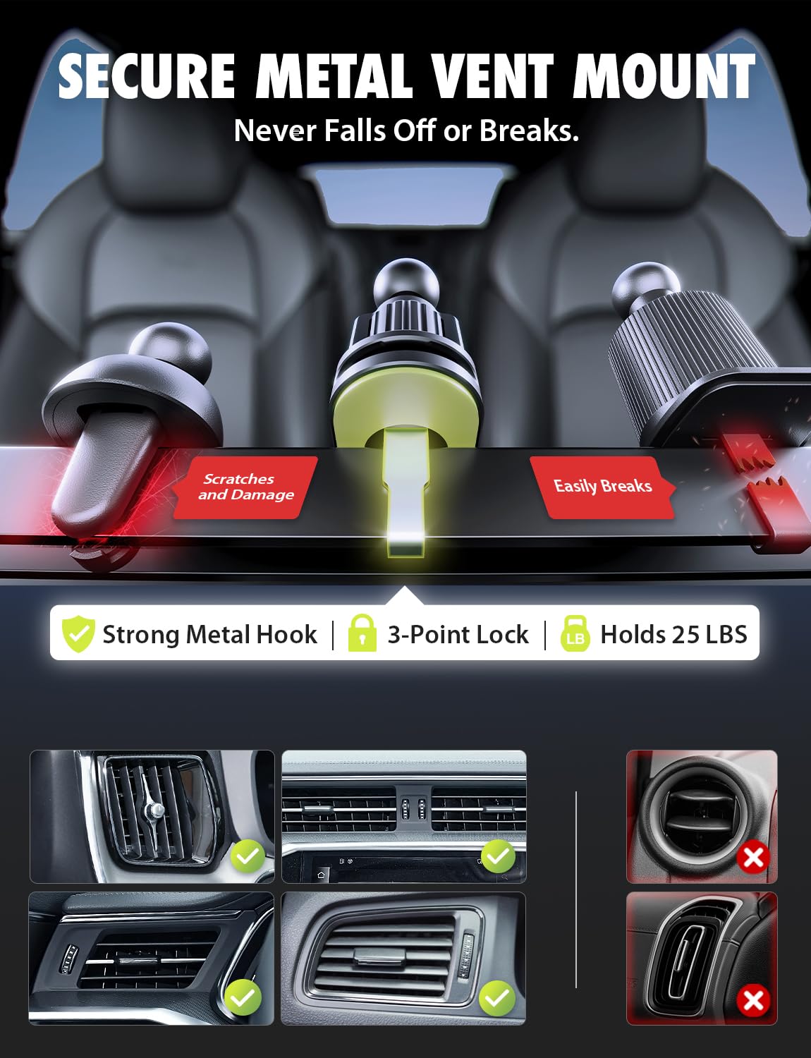 Foto 7 pulgar | Soporte Magnético Para Coche Magalign Pro Extend Magalign Para Iphone - Venta Internacional.