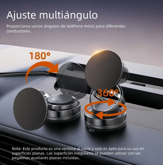 Foto 4 pulgar | Soporte Xtellar Para Teléfono Magnético Con Ventosa, Plegable 360°