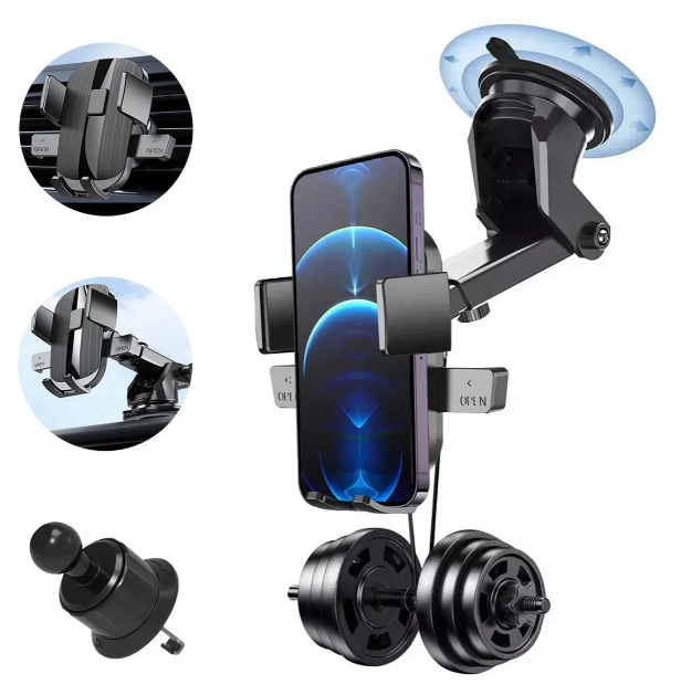Foto 2 pulgar | Soporte Xtellar Para Celular Coche, Porta Celular Carro 3en1 Estable