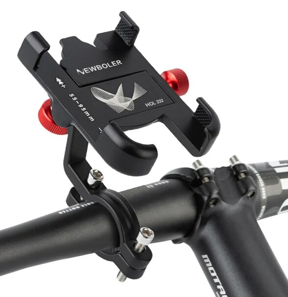 Metálico Xtellar Soporte Para Teléfono De Bicicleta Giratorio 360° $659
