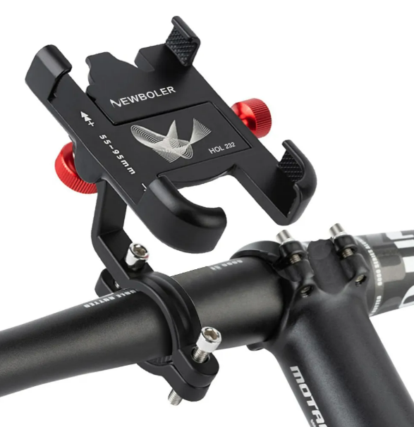 Foto 2 pulgar | Metálico Xtellar Soporte Para Teléfono De Bicicleta Giratorio 360°