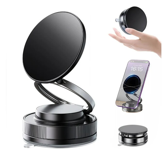 Soporte Xtellar Para Teléfono Magnético Con Ventosa, Plegable 360° $799
