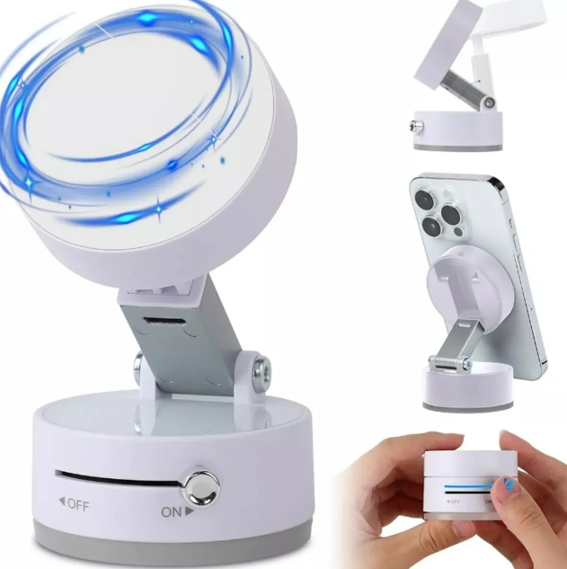 Foto 2 pulgar | Xtellar Soporte Magnético De Ventosa Para Teléfono Blanco