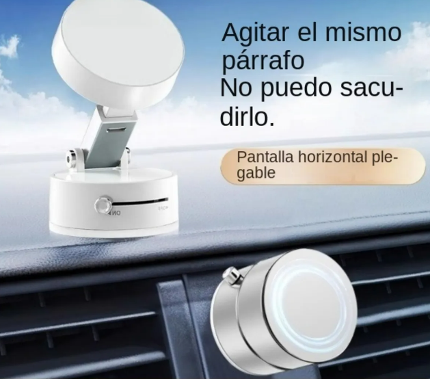 Foto 5 pulgar | Xtellar Soporte Magnético De Ventosa Para Teléfono Blanco
