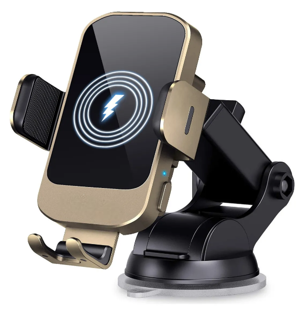 Foto 2 pulgar | Soporte Xtellar Para Celular Carga Inalámbrica Auto Sujetador Cel