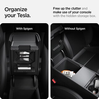 Foto 4 | Caja De Almacenamiento Spigen One-tap Para Tesla Model Y 2025/2024/2025 - Venta Internacional.