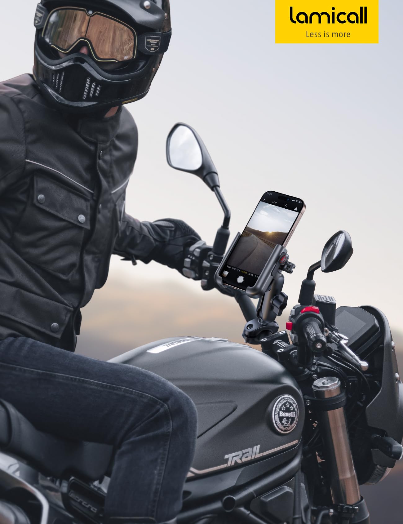Foto 8 pulgar | Soporte De Teléfono Para Moto Lamicall, Totalmente Metálico, Para Iphone 16 Pro - Venta Internacional.