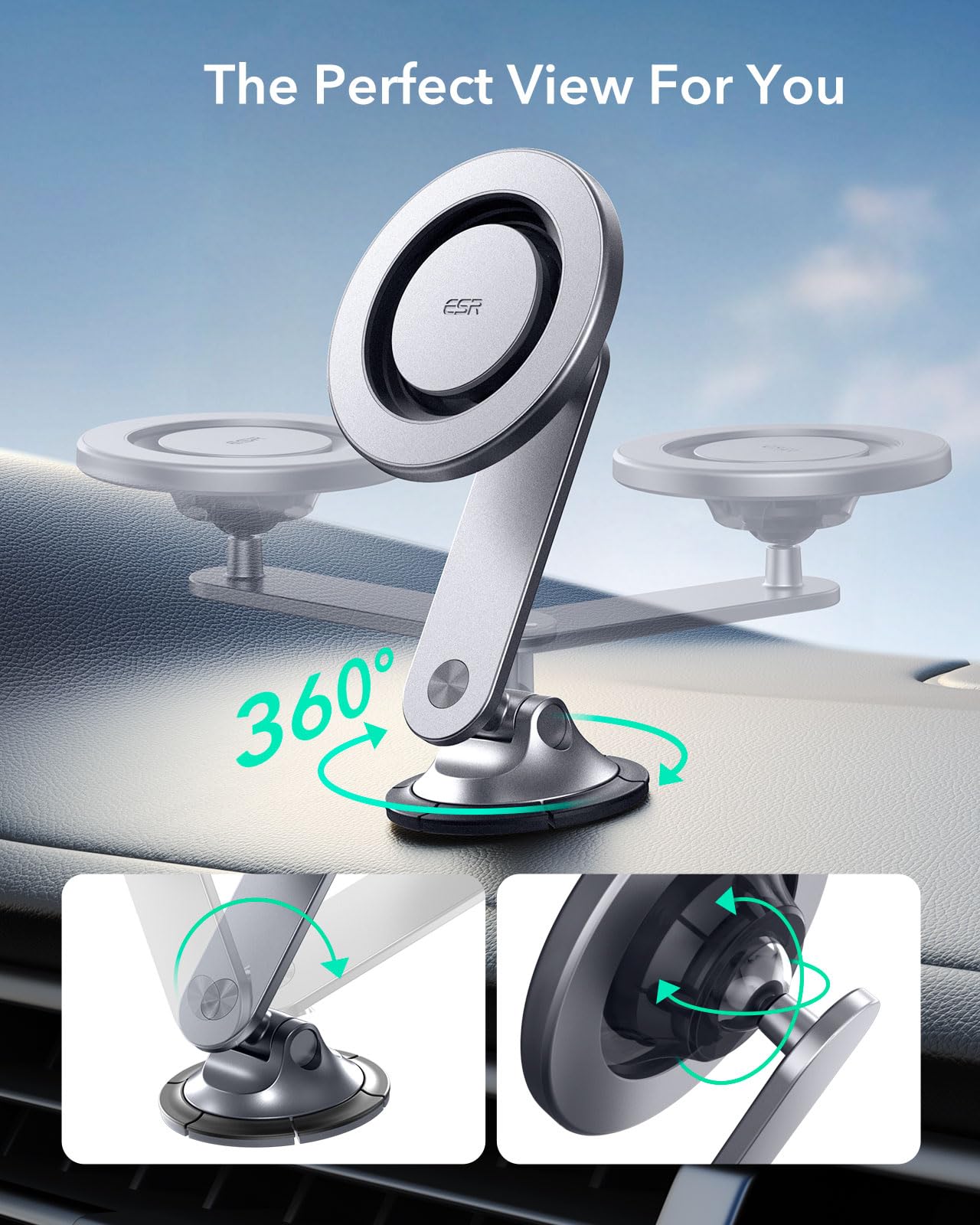 Foto 7 | Soporte Magnético Esr Para Teléfono Magsafe Dashboard Para Coche - Venta Internacional.