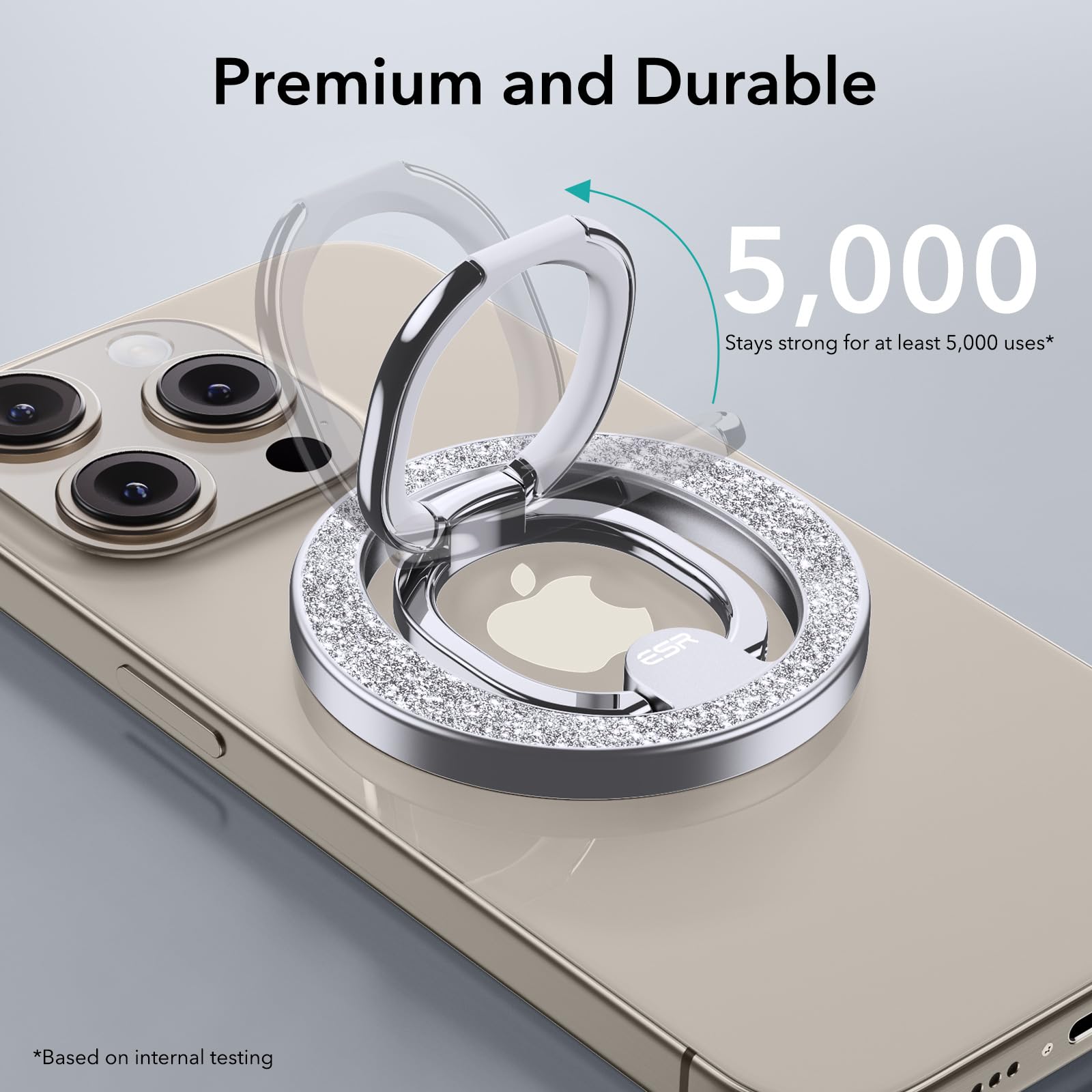 Foto 6 pulgar | Soporte Magnético Esr Para Anillo De Teléfono Para Iphone Con Magsafe Silver - Venta Internacional.