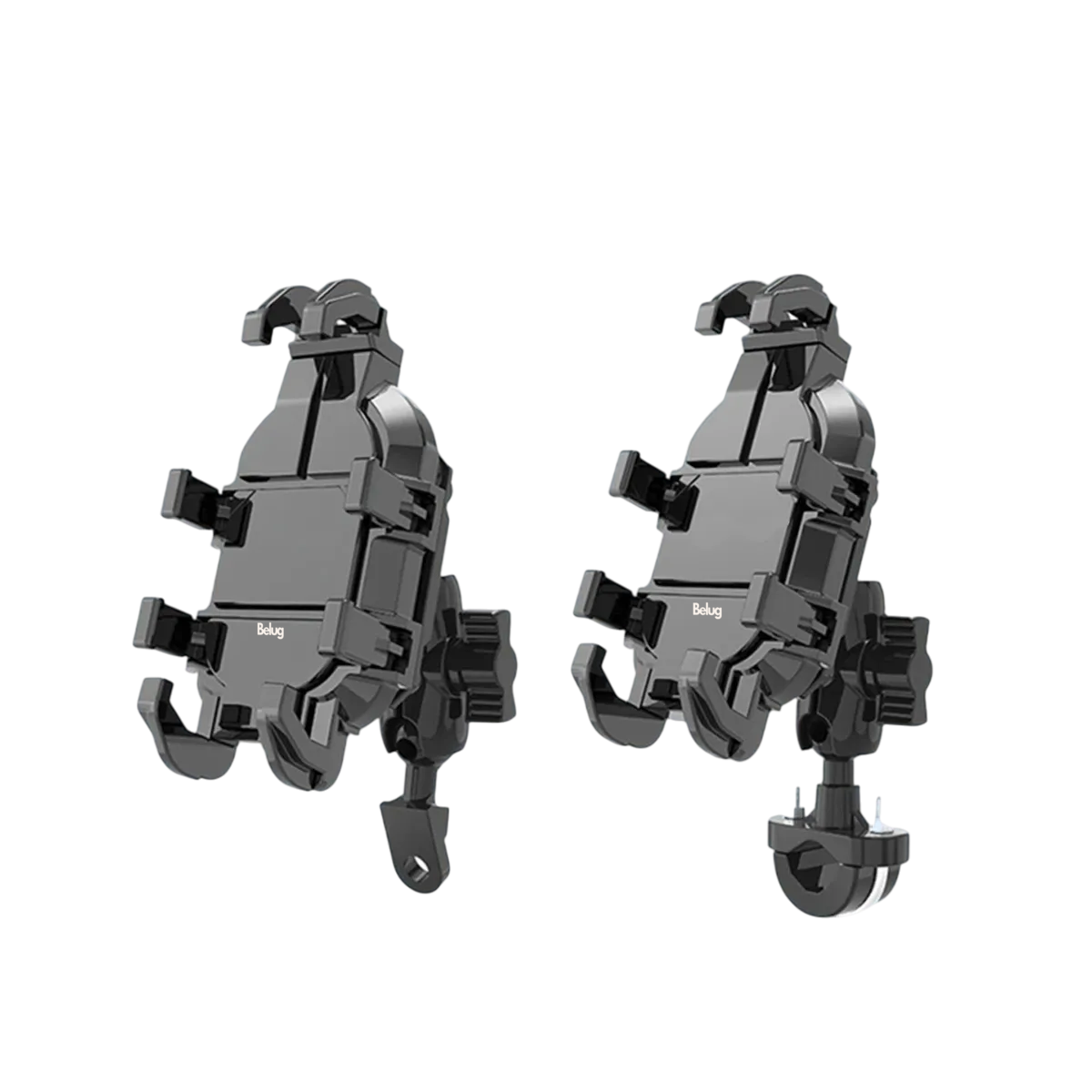 Soporte Celular Moto/bicicleta Con Absorción De Choque 2en1 Negro