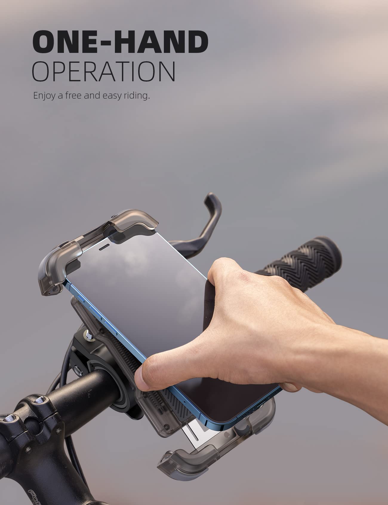 Foto 2 | Soporte Para Teléfono De Motocicleta Lamicall Para Iphone 15 Pro - Venta Internacional.