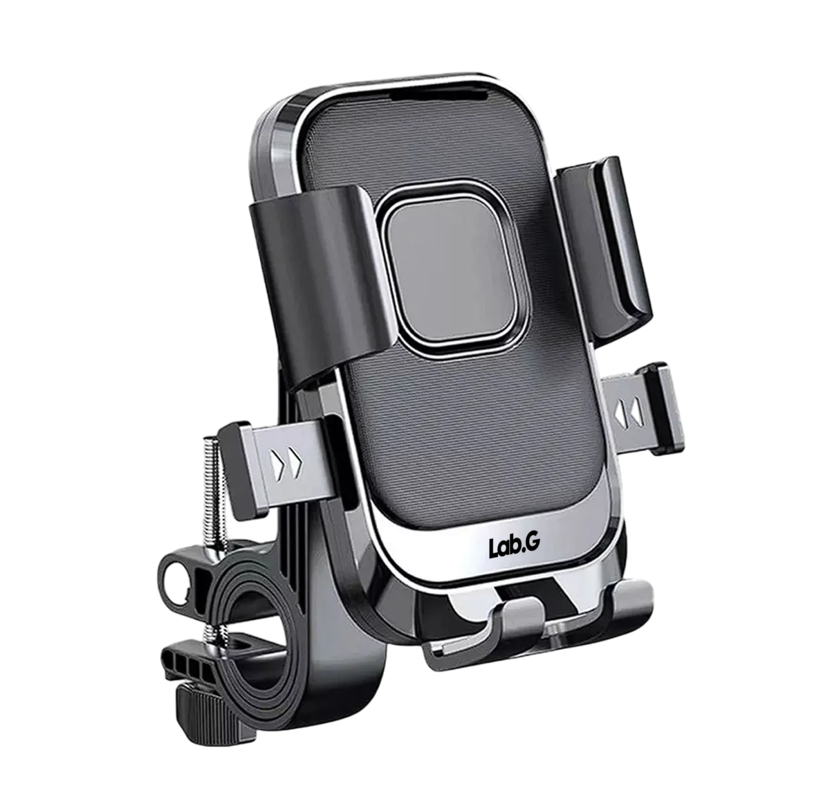 Soporte Para Celular Lab.g Moto Bicicleta Conveniente Y Giratorio Negro