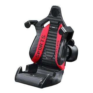 Foto 1 | Soporte De Celular Lab.g Para Carro Diseño De Asiento De Carreras Negro Rojo