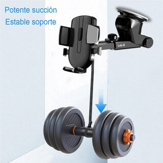 Foto 4 | Soporte de Teléfono para Coche Lab.G Negro