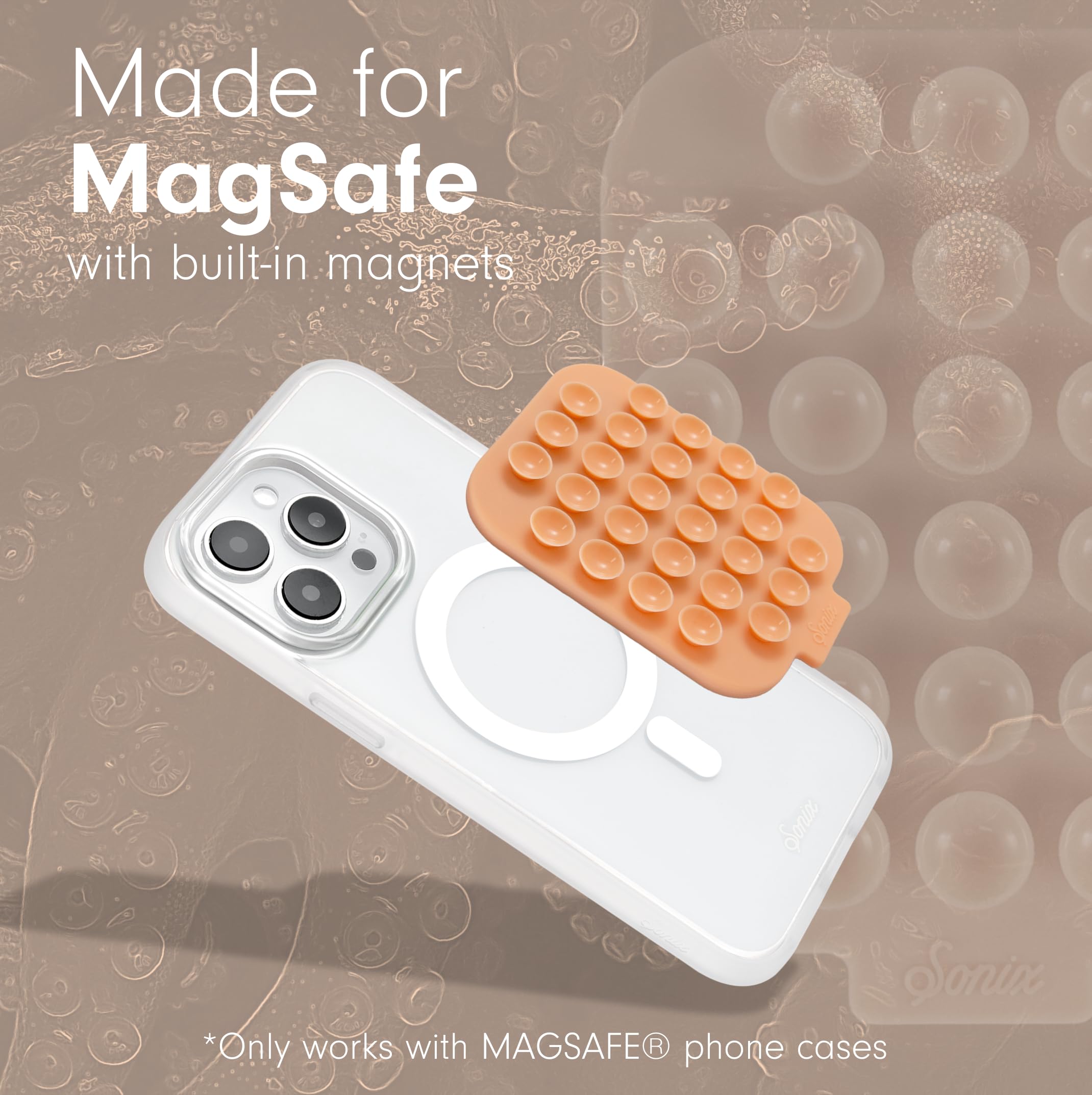 Foto 5 pulgar | Ventosa Magnética De Silicona Con Soporte Para Iphone Sonix - Venta Internacional.