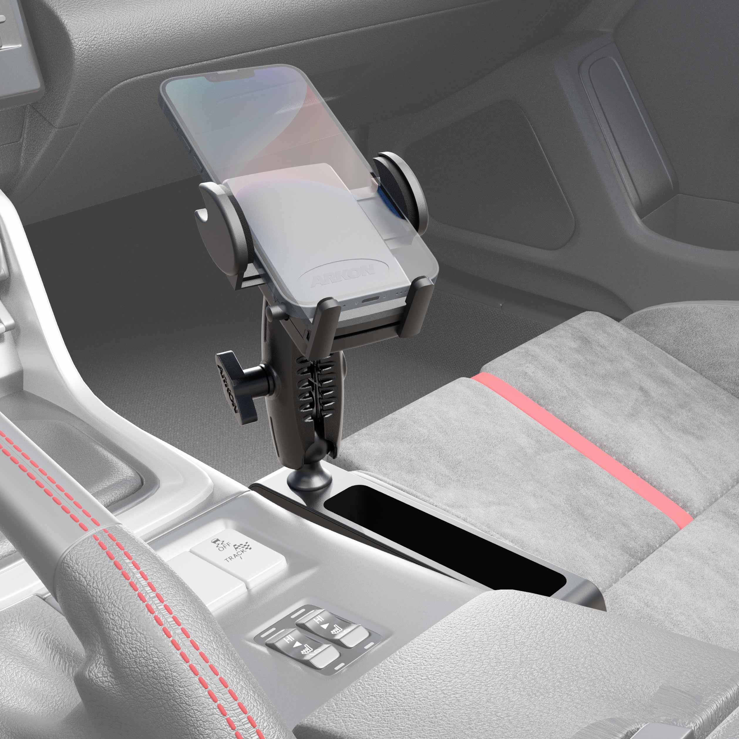 Foto 4 pulgar | Soporte Para Teléfono Con Forma De Cuña Para Consola De Coche Arkon Sm4seatmt - Venta Internacional.