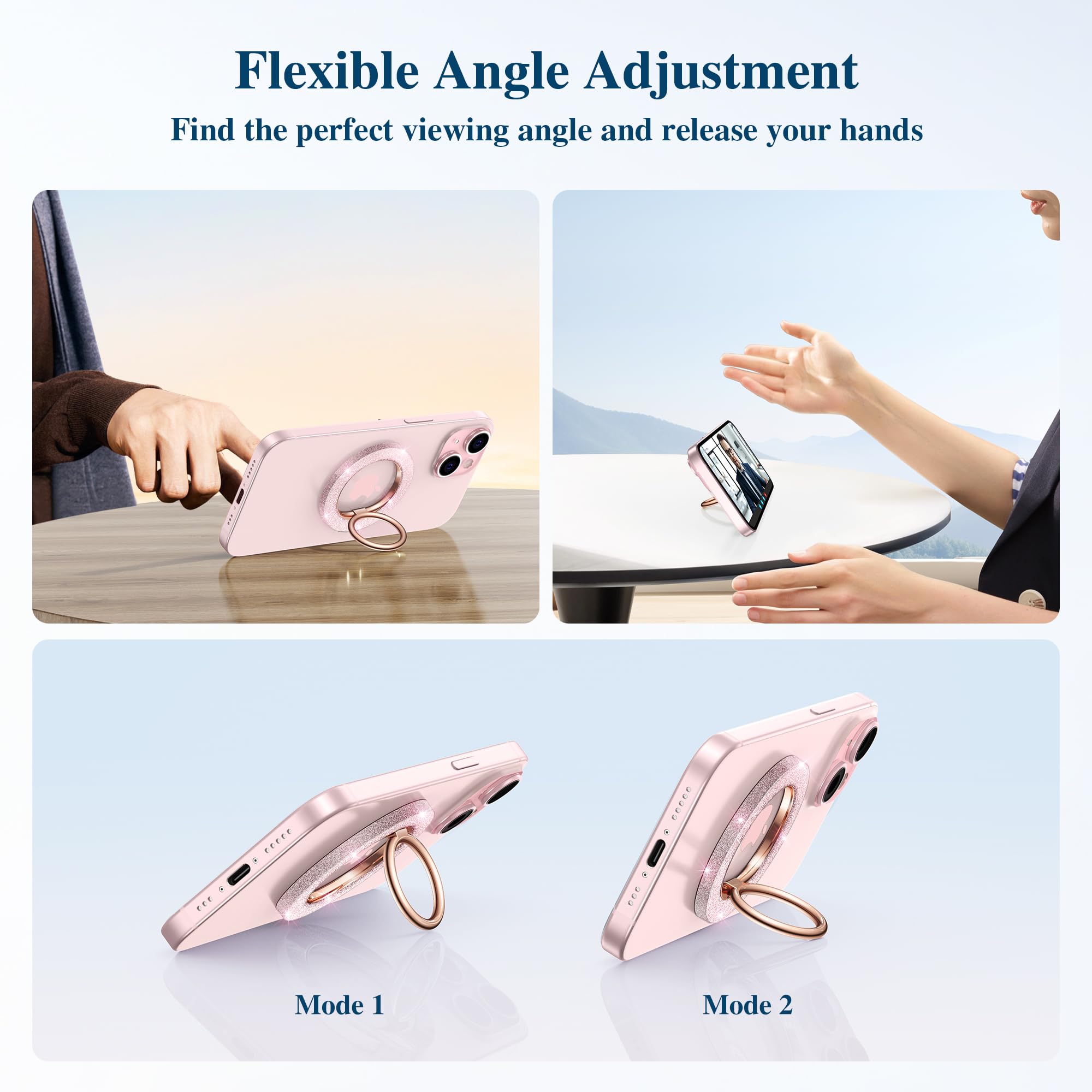 Foto 5 pulgar | Empuñadura Magnética Para Teléfono Gviewin Compatible Con Magsafe Para Iphone - Venta Internacional.