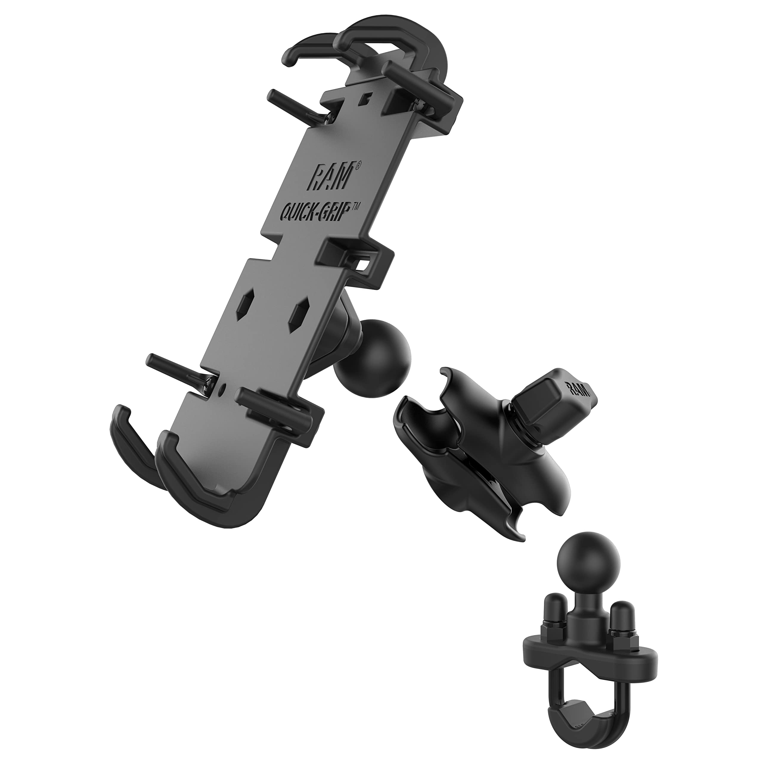 Foto 3 pulgar | Soporte Para Teléfono Ram Mounts Quick-grip Large Con Perno En U Para Manillar - Venta Internacional.