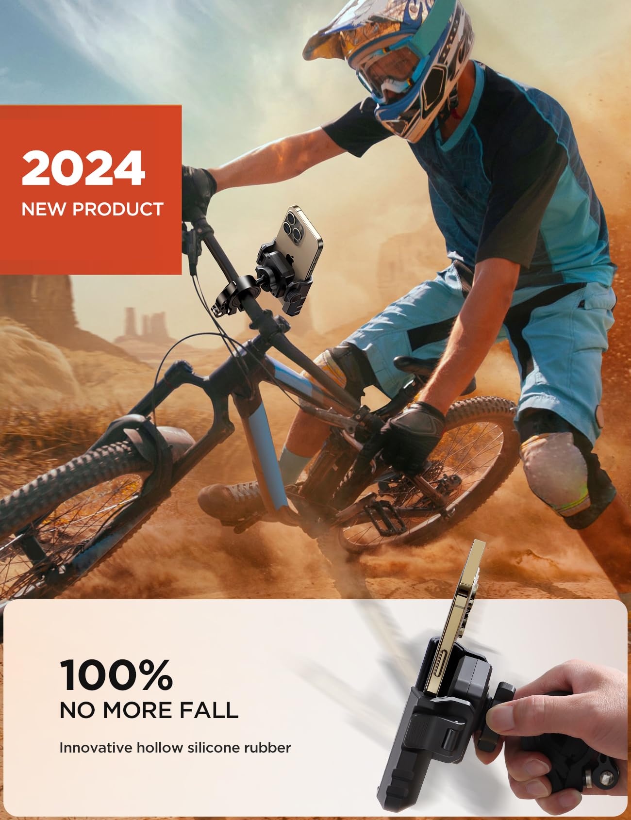 Foto 3 | Soporte De Teléfono Para Moto Y Bicicleta Joyroom Para Iphone Samsung - Venta Internacional.