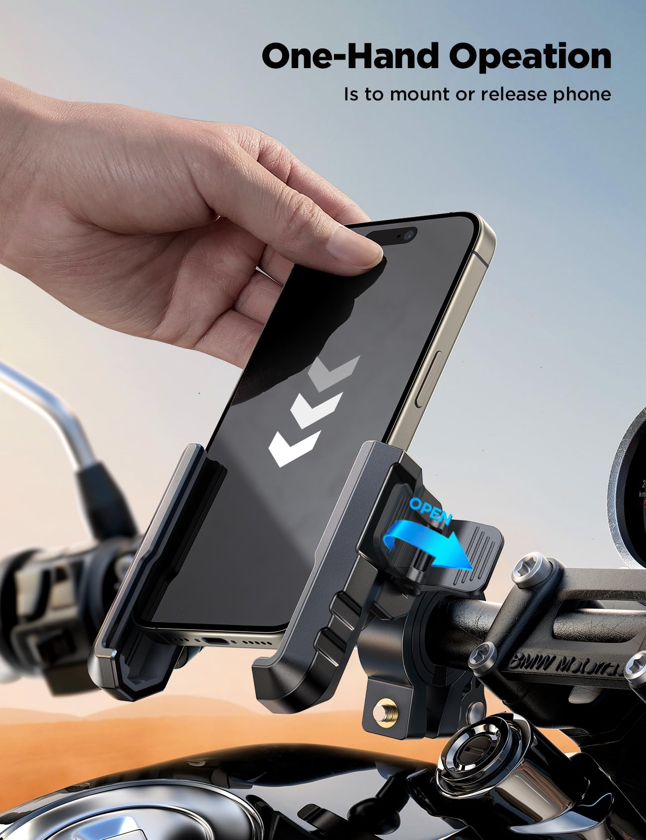 Foto 6 pulgar | Soporte De Teléfono Para Moto Y Bicicleta Joyroom Para Iphone Samsung - Venta Internacional.
