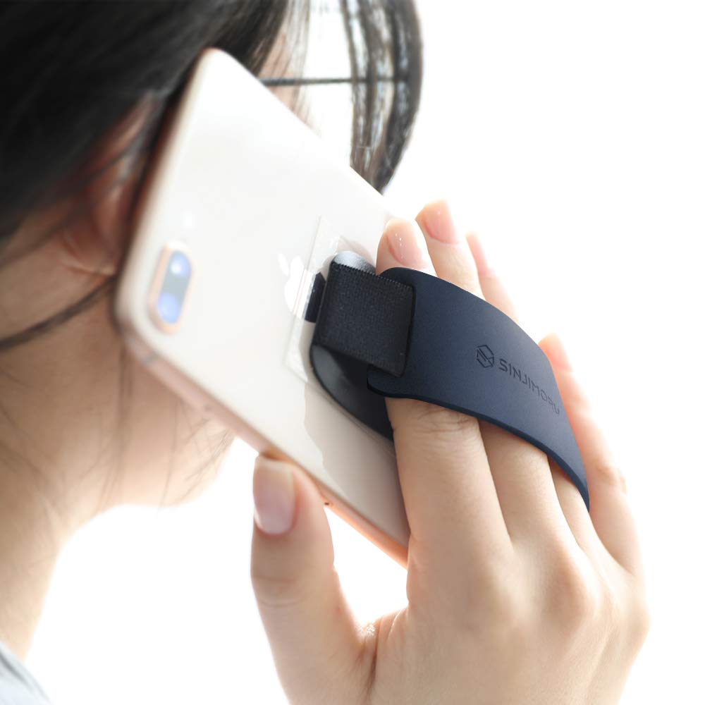 Foto 4 pulgar | Soporte Cómodo Para Una Mano Sinjimoru Phone Grip, Color Azul Medianoche - Venta Internacional.