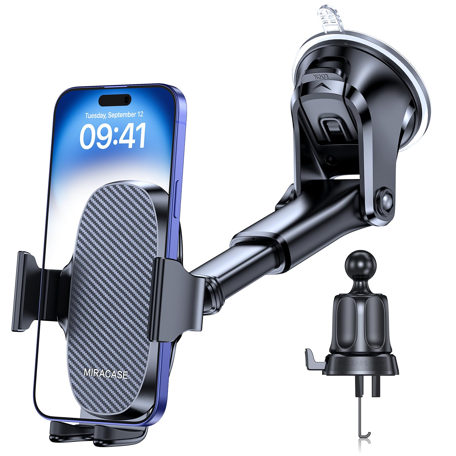 Foto 1 | Soporte Para Teléfono De Coche Miracase 3 En 1 Para Iphone Samsung - Venta Internacional.