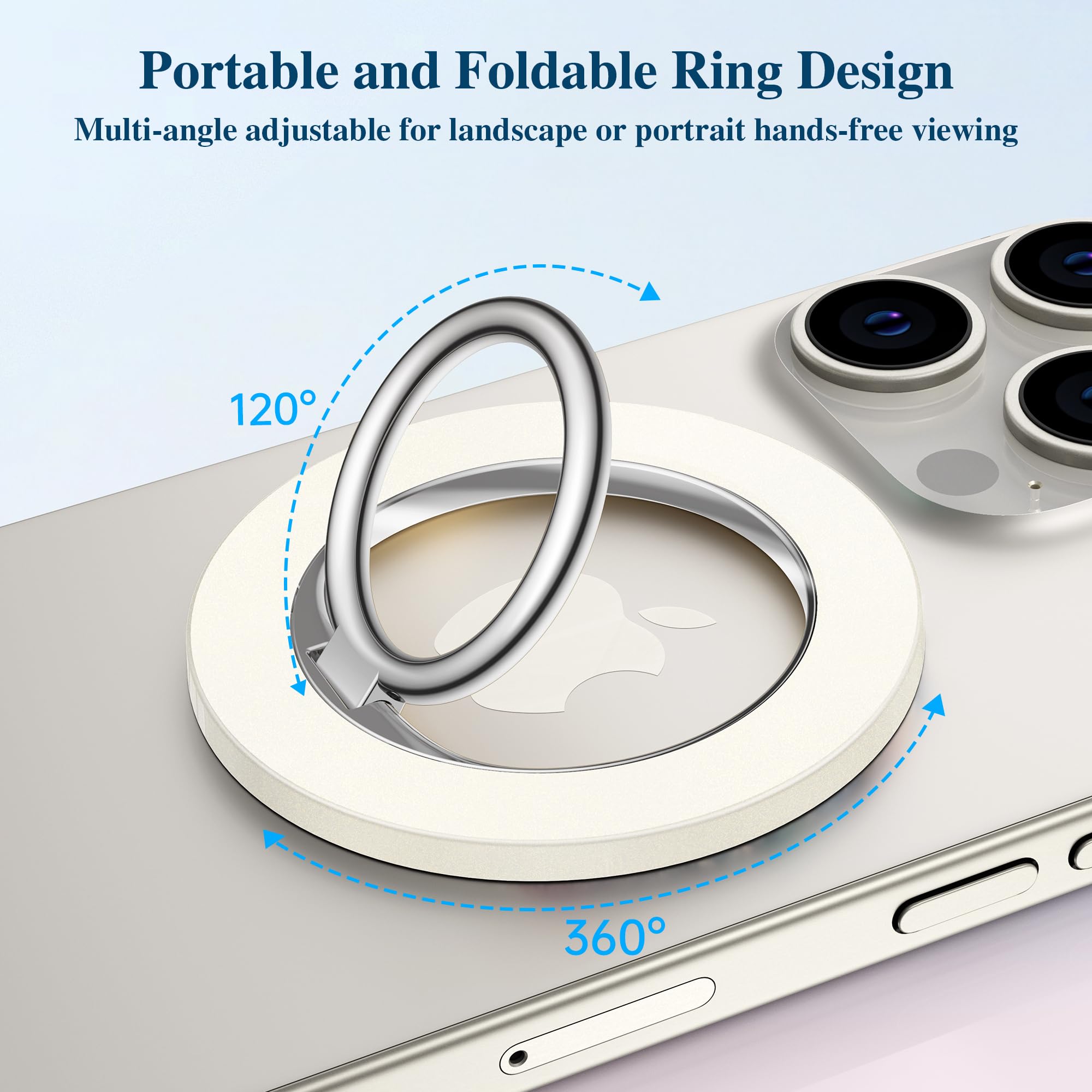 Foto 3 | Empuñadura Magnética Para Teléfono Gviewin Compatible Con Magsafe Para Iphone - Venta Internacional.