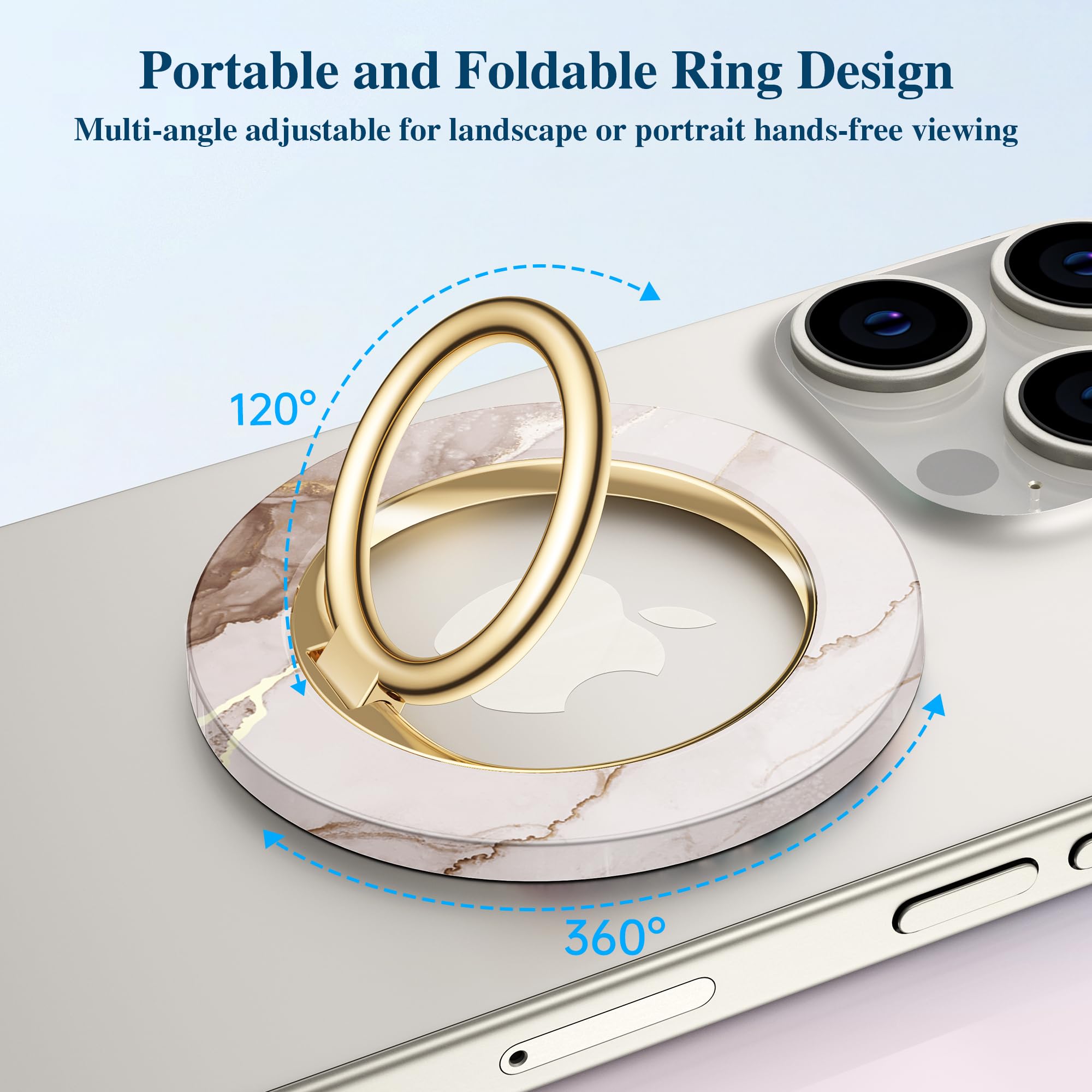 Foto 4 pulgar | Empuñadura Magnética Para Teléfono Gviewin Compatible Con Magsafe Para Iphone - Venta Internacional.