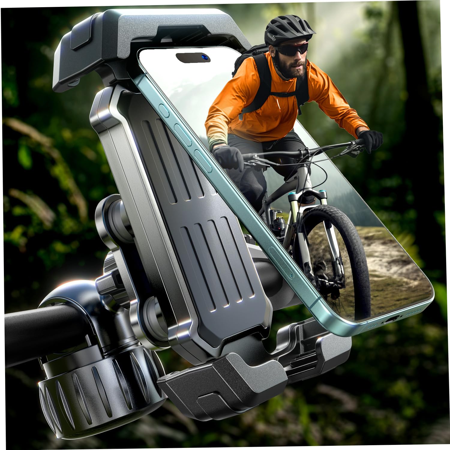 Foto 1 | Soporte Para Teléfono Lisen Para Bicicleta De Montaña Y Scooter De 4,7 A 7 Pulgadas - Venta Internacional.