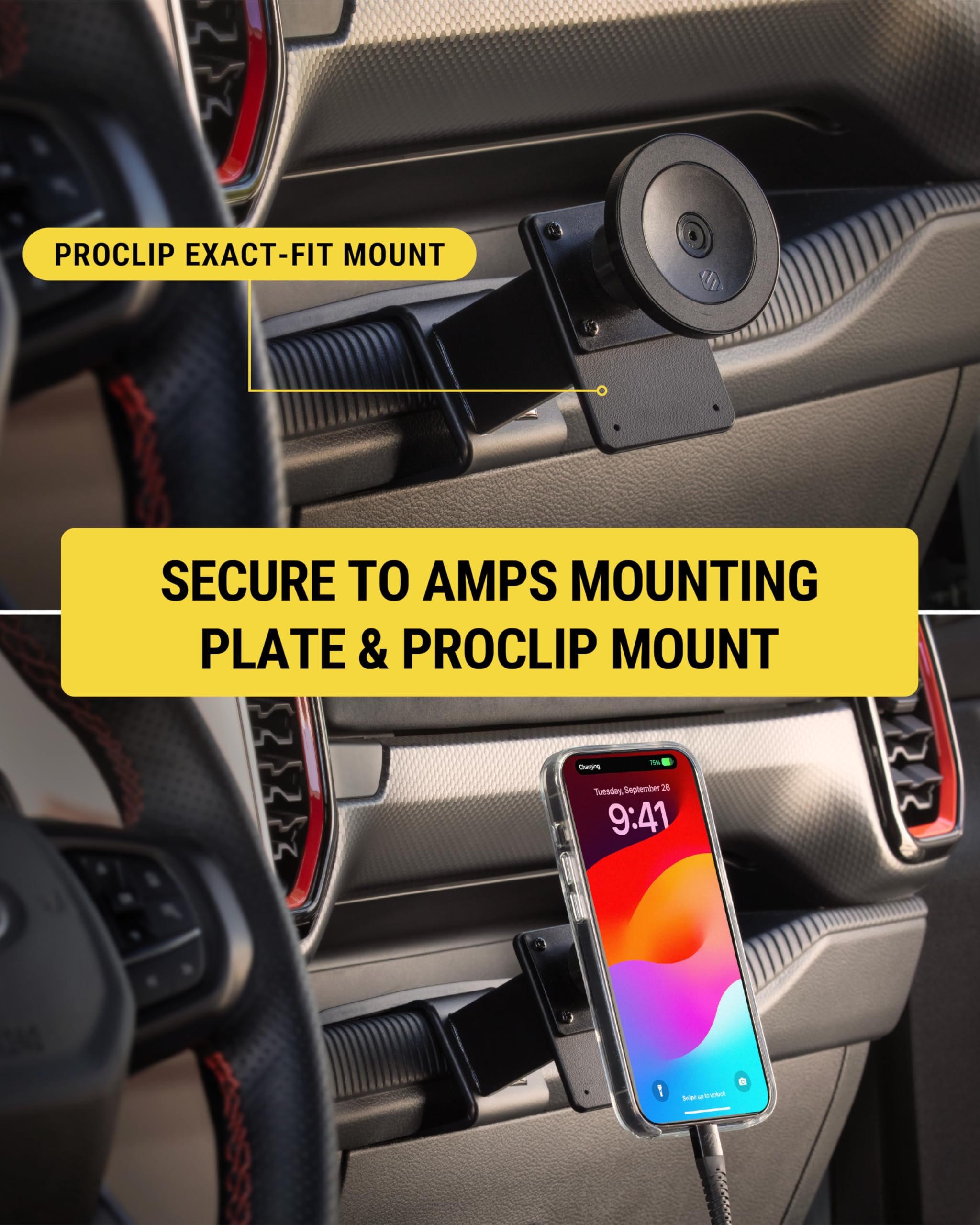 Foto 7 pulgar | Soporte Para Teléfono De Coche Scosche Mxmsamps Magicmount Pro Heavy Duty - Venta Internacional.