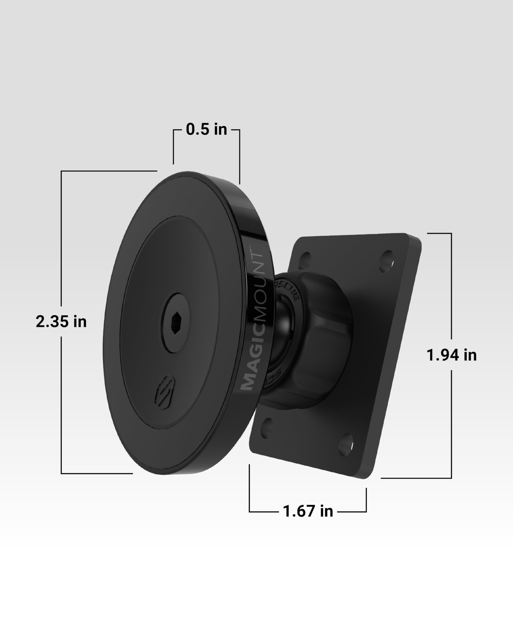 Foto 7 | Soporte Para Teléfono De Coche Scosche Mxmsamps Magicmount Pro Heavy Duty - Venta Internacional.