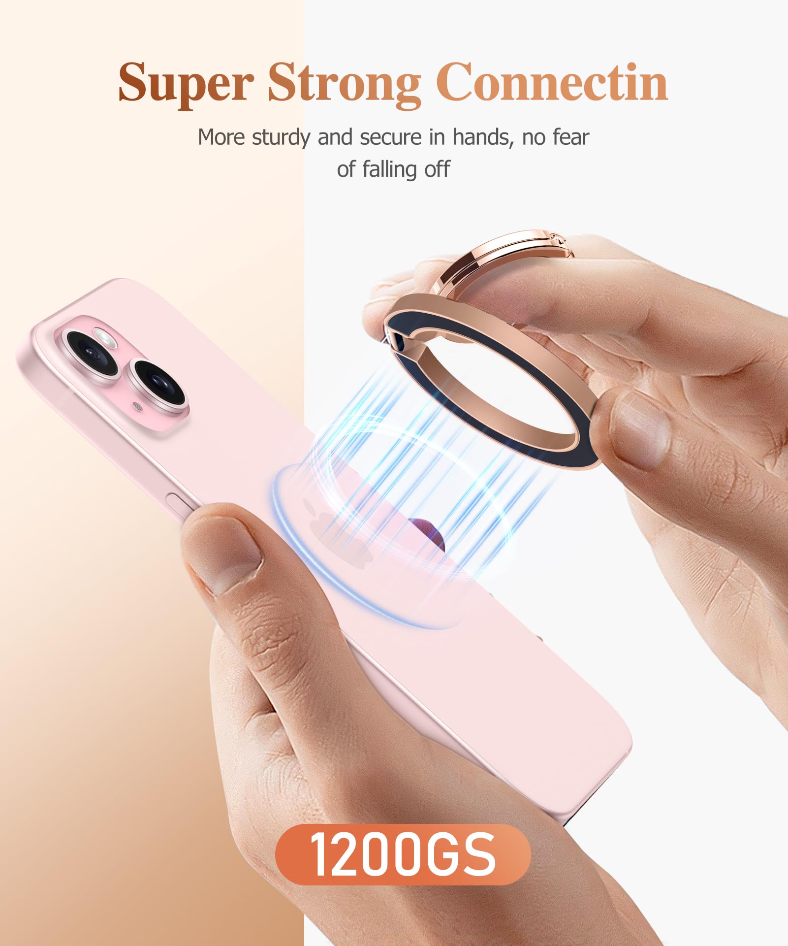 Foto 3 pulgar | Soporte Magnético Para Anillo De Teléfono Compatible Con Magsafe, Gviewin - Venta Internacional.