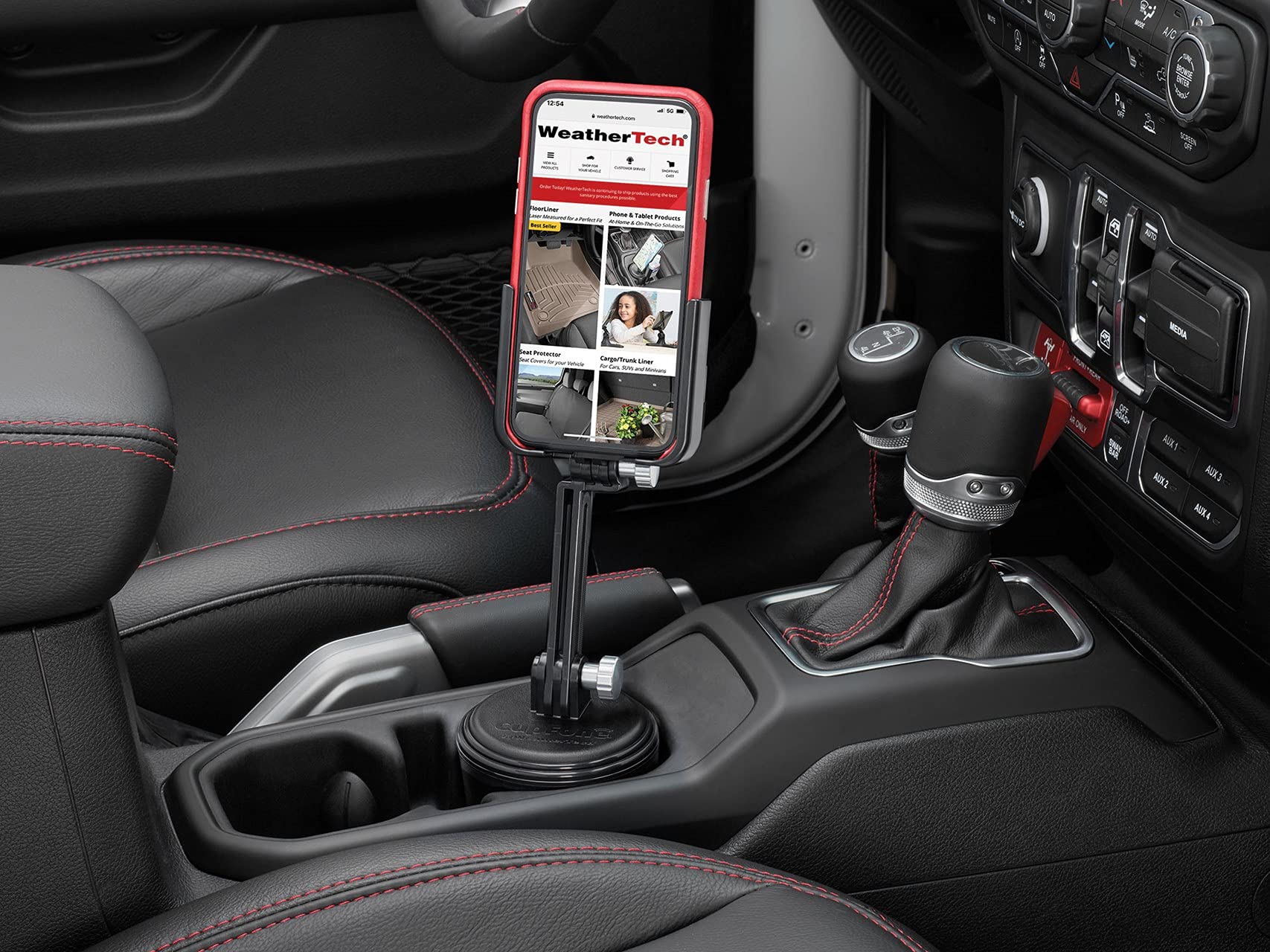 Foto 6 pulgar | Soporte Para Teléfono Móvil Weathertech Cupfone Con Extensión - Venta Internacional.