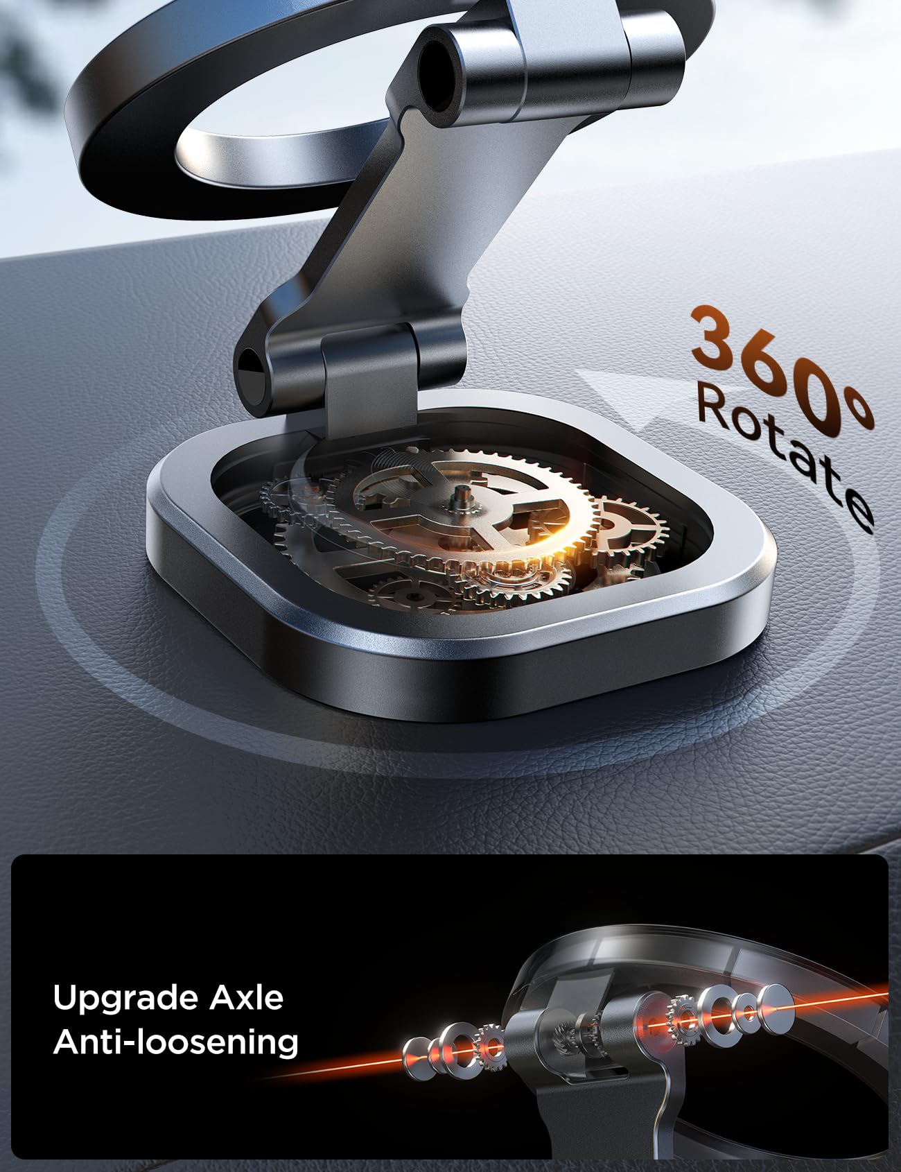 Foto 2 | Soporte De Coche Joyroom Para Todos Los Teléfonos Magsafe Con Rotación De 360° - Venta Internacional.