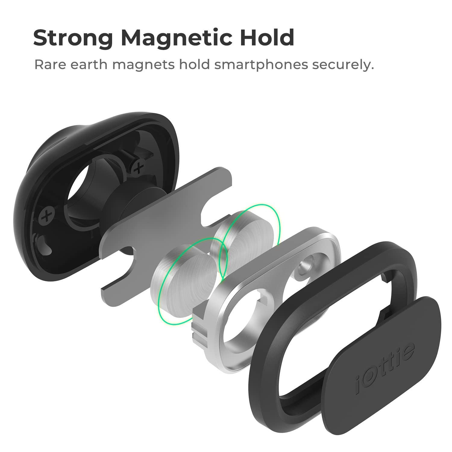 Foto 4 pulgar | Soporte De Coche Iottie Itap 2 Magnético Para Tablero De Instrumentos Android - Venta Internacional.