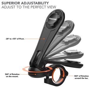 Foto 4 | Soporte De Teléfono Móvil Para Manillar De Motocicleta Rokform Black - Venta Internacional.