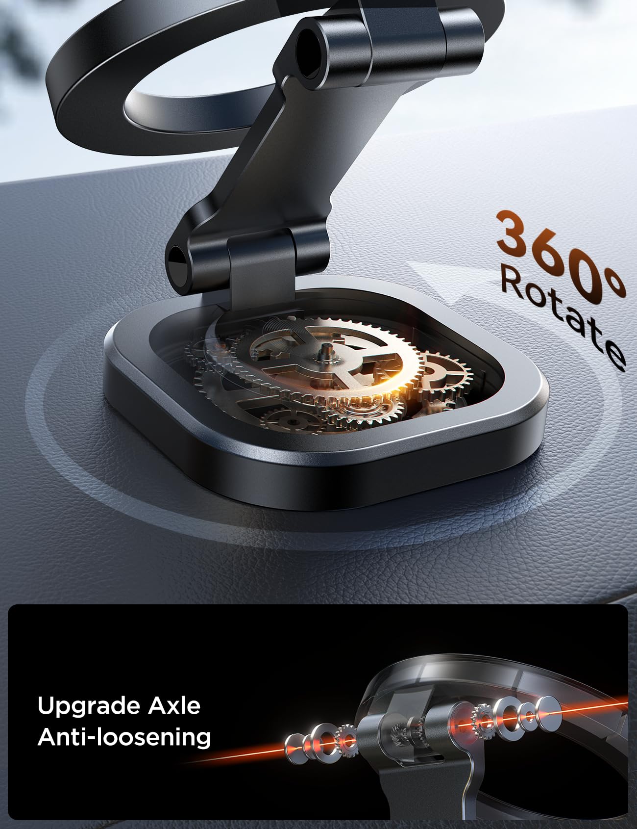Foto 2 | Soporte Magnético Para Coche Joyroom Para Iphone Magsafe Con Rotación De 360° - Venta Internacional.