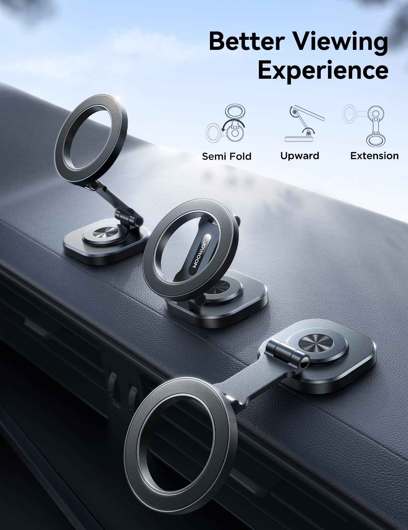Foto 4 pulgar | Soporte Magnético Para Coche Joyroom Para Iphone Magsafe Con Rotación De 360° - Venta Internacional.