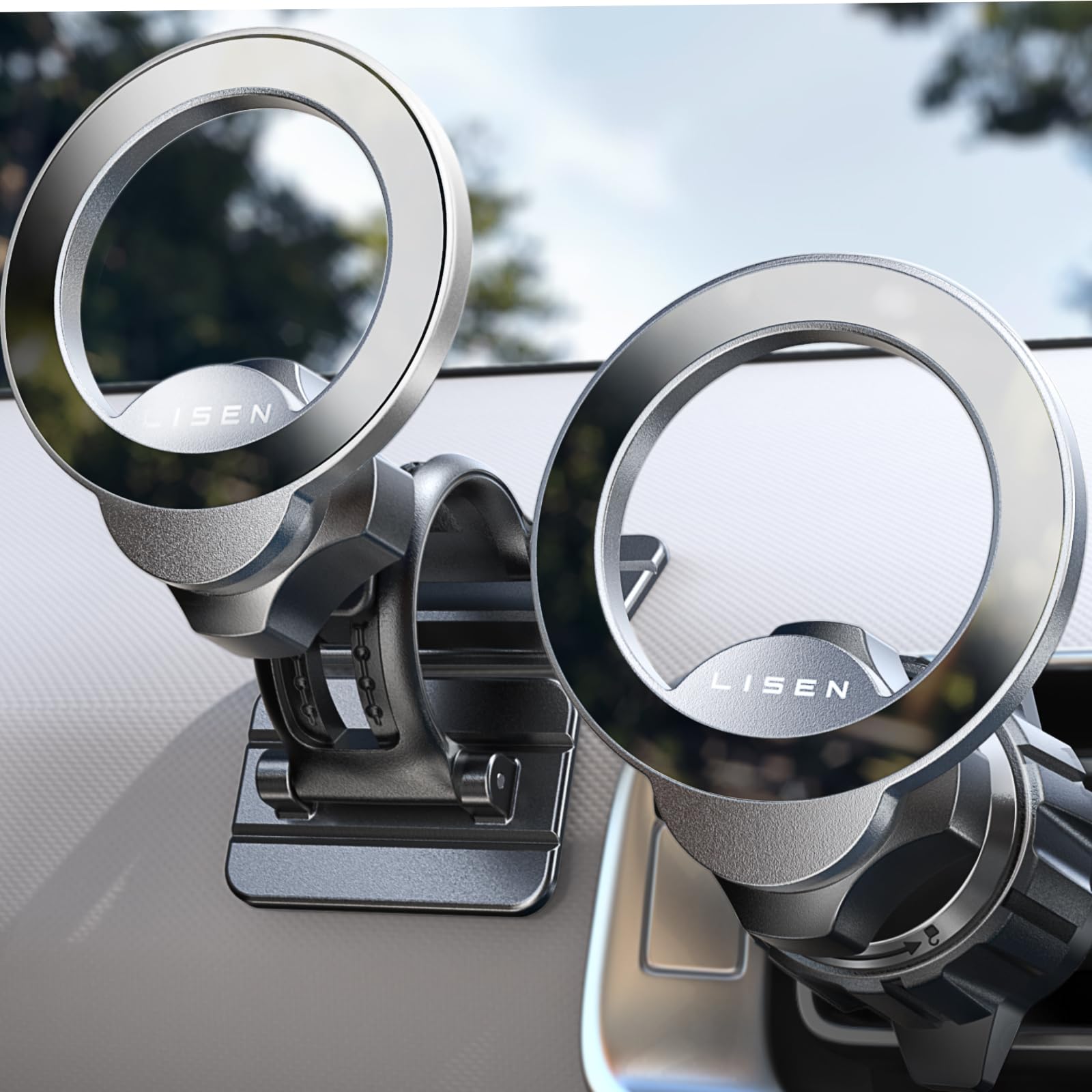 Soporte Magnético Para Coche Lisen Para Iphone 15/14/13/12 Pro Max - Venta Internacional.