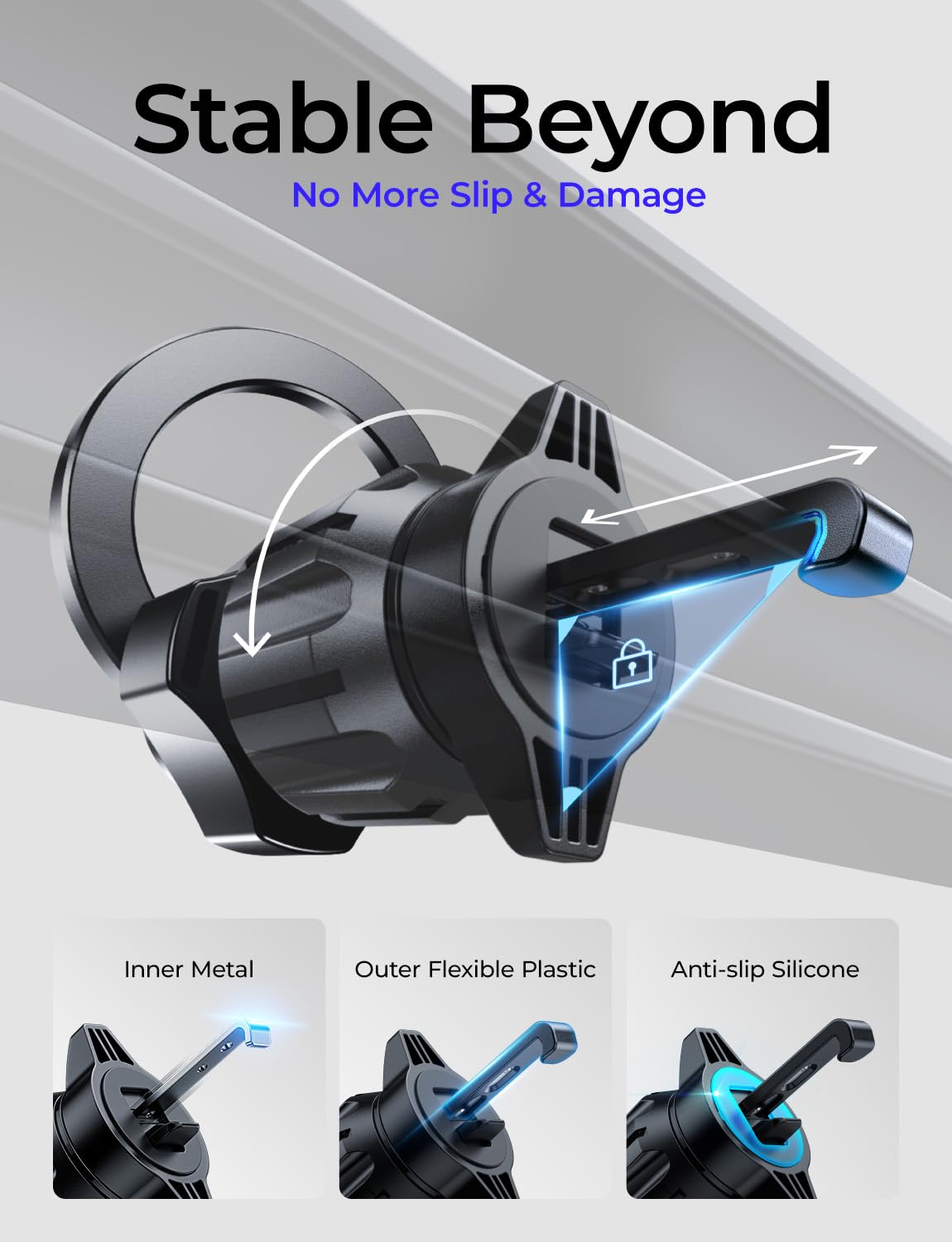 Foto 6 pulgar | Soporte Magnético Para Coche Lisen Para Iphone 15/14/13/12 Pro Max - Venta Internacional.
